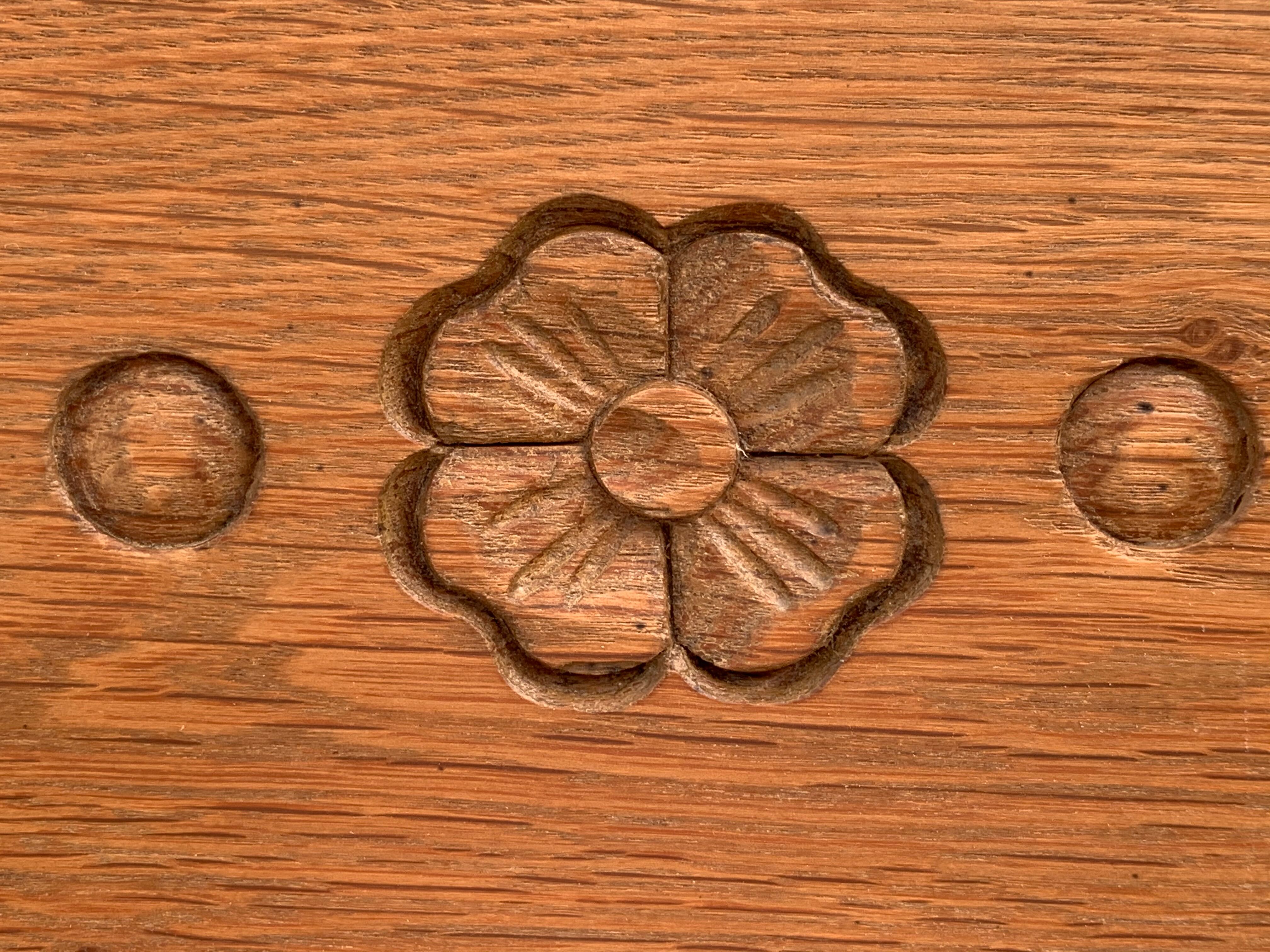 40's grey green art deco chest of drawers