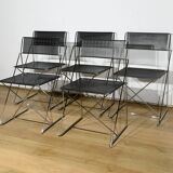 Suite of 5 Nuova X Line Omli Chairs for Magis, by Niels Joergen Haugesen – 1980