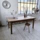 Oak farmhouse table 180cm