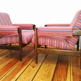 A pair of armchairs, vintage, 60s