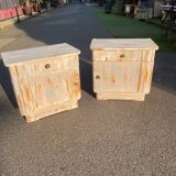 2 German bedside tables