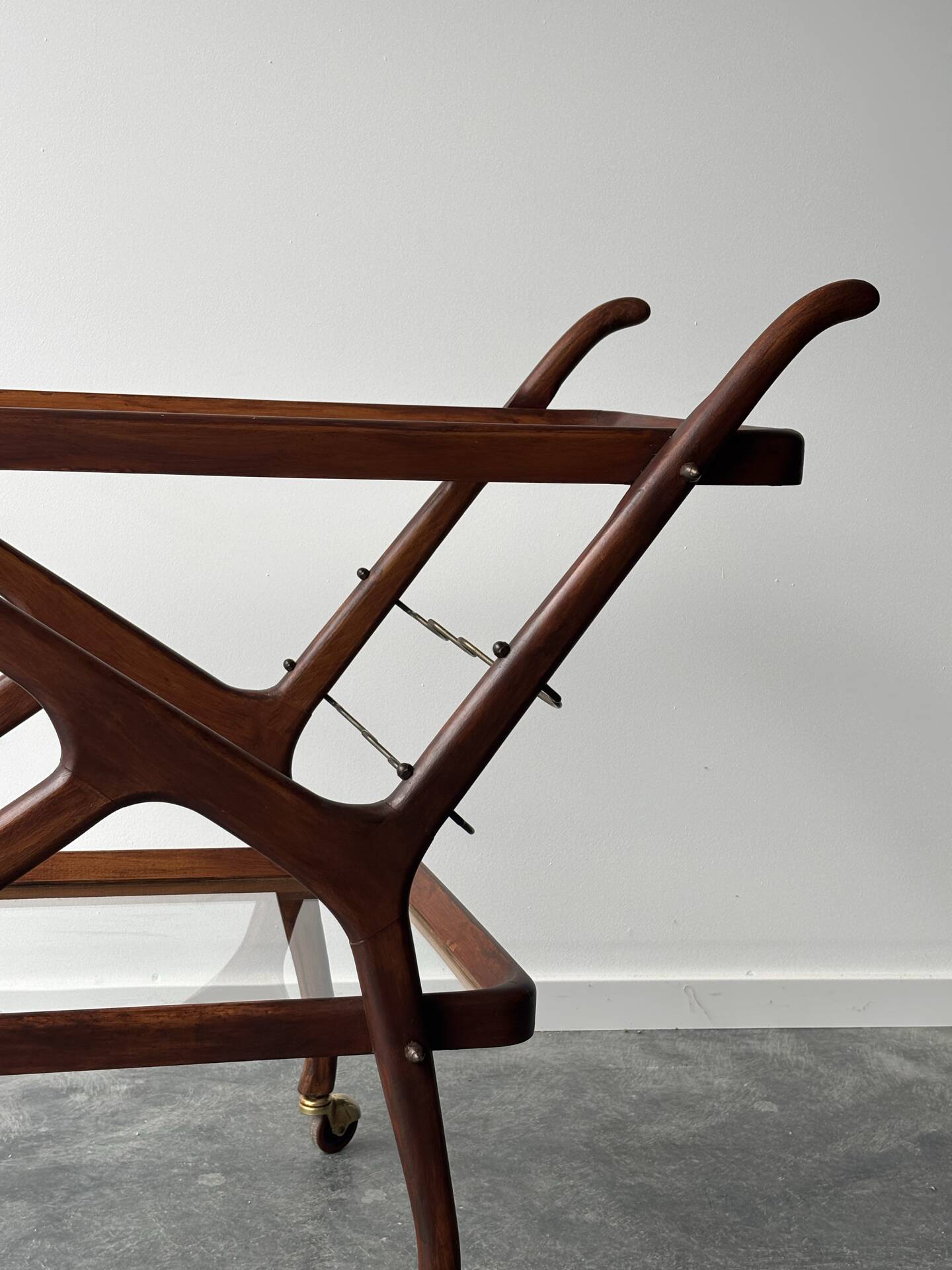 Italian bar cart Cesare Lacca, 1950