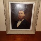 Oil on canvas portrait