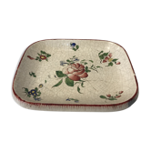 Cracked porcelain dish