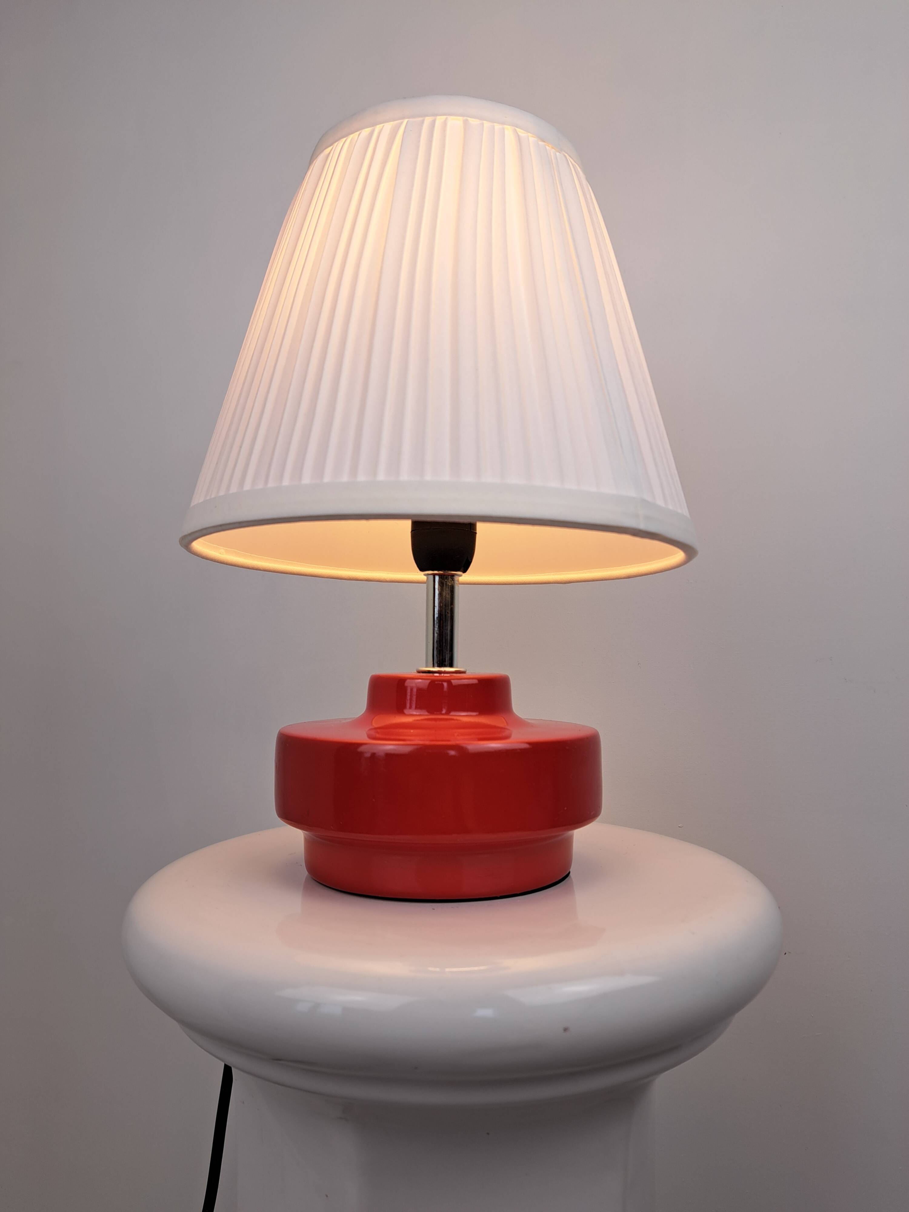 Lamp base (bedside) red