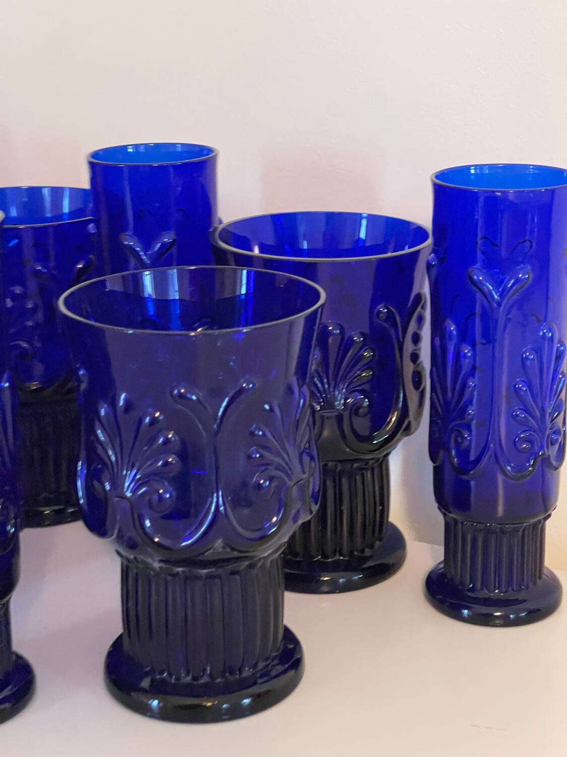 Pilgrim Cobalt Blue Glasses