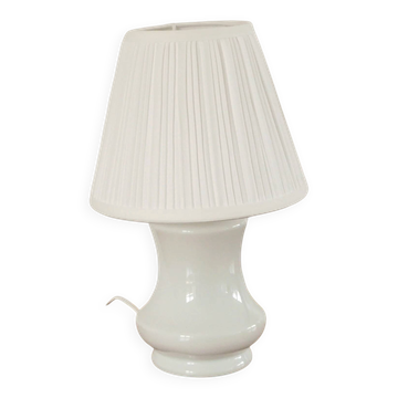 Lampe à poser en céramique, blanc, 1960