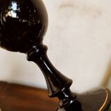 Black opaline soliflore vase