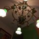Very large art nouveau chandelier Murano (1 meter)