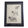 Illustrated plate, Studies of dogs, signed André Margat, 1930, 30 x 40 cm