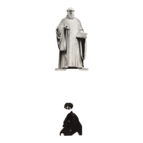 Photo originale années 2000. italie enfant florence statue