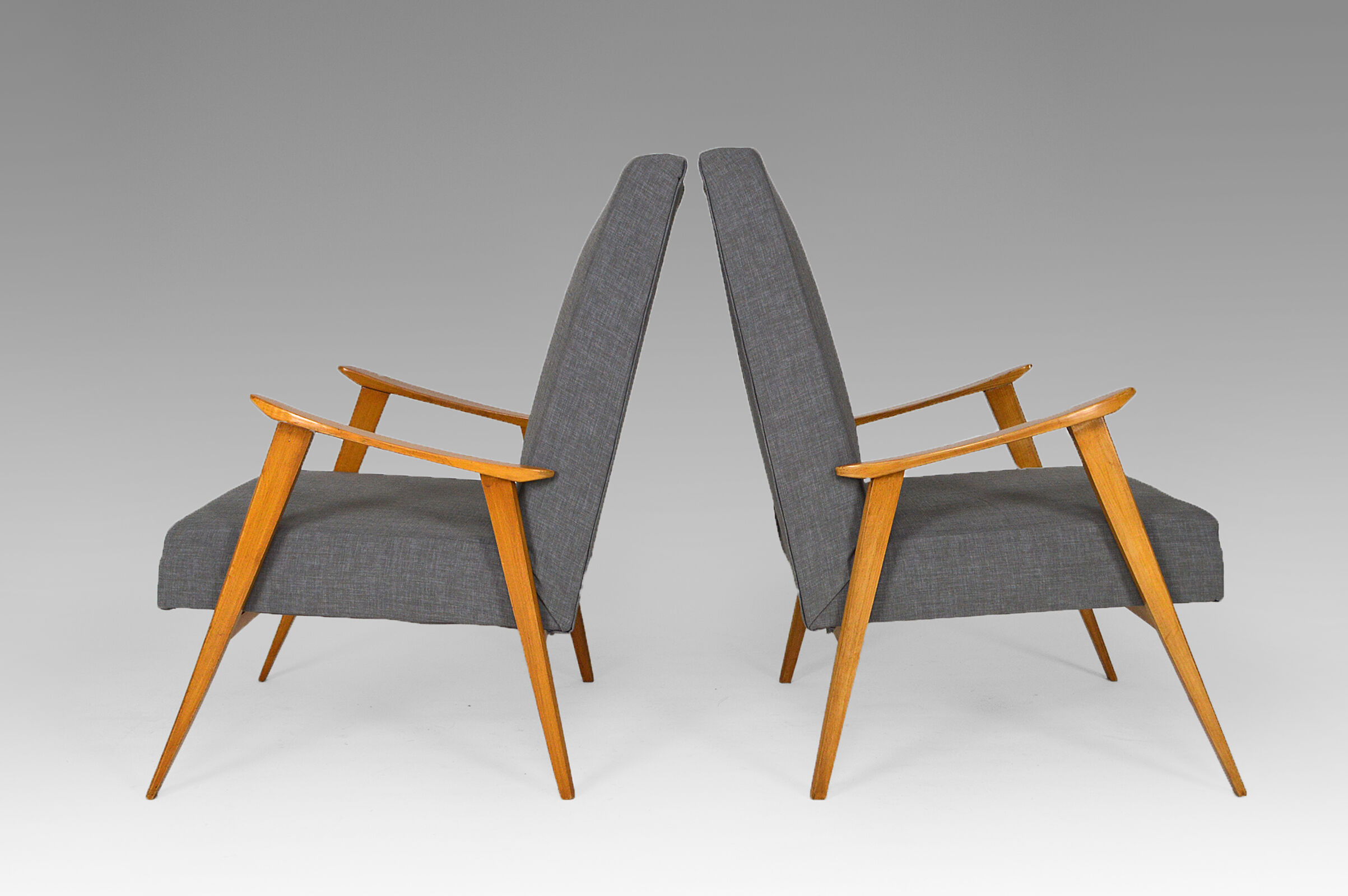 Pair of Scandinavian armchairs, Mid-Century
