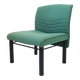 Vintage 1980s armchair in wool & steel