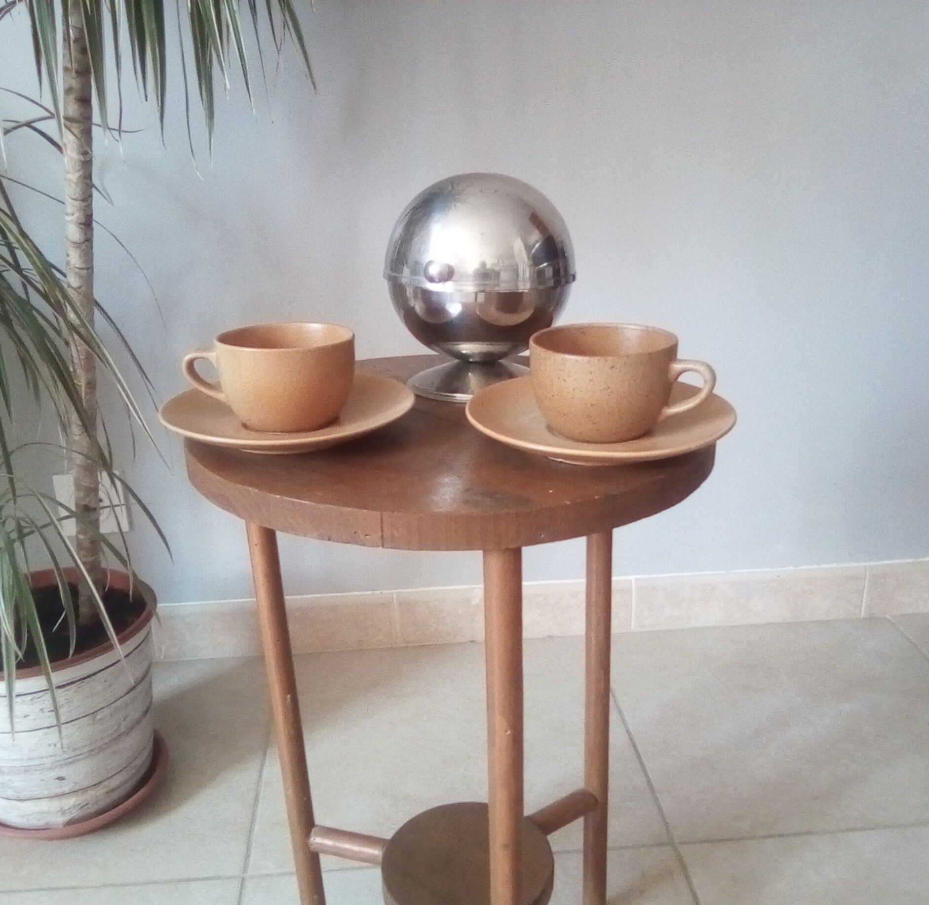 Vintage ball sugar bowl