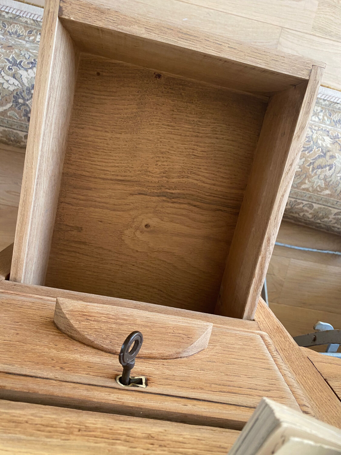 Solid oak desk