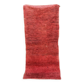 Tapis Marocain Beni M'Guild rouge - 231 x 102 cm
