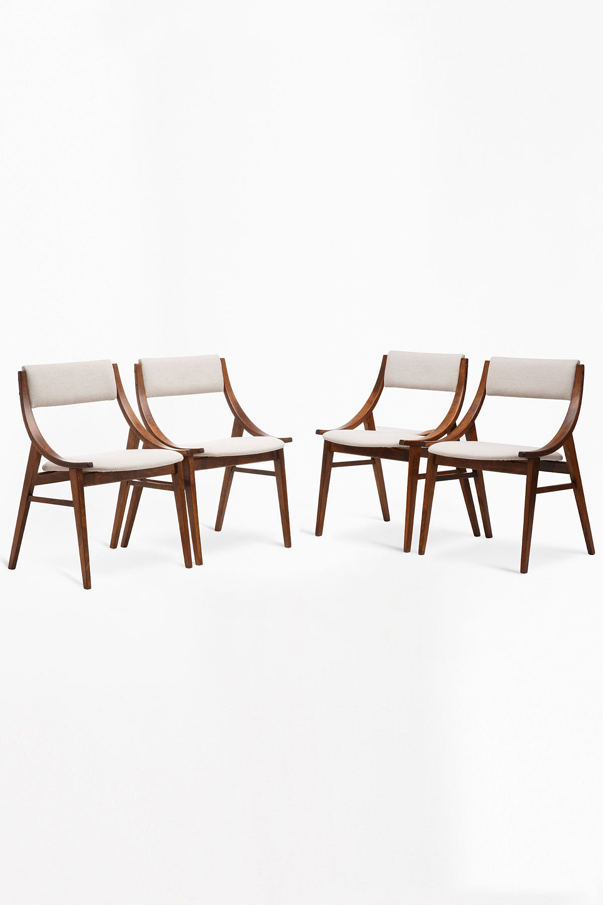 Lot de 4 chaises Skoczek des années 60