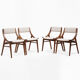 Lot de 4 chaises Skoczek des années 60