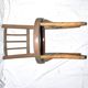 Child's bistro chair in curved turned wood, Fischel Thonet style, 1950.