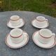 4 cups porcelain bistro from Auteuil