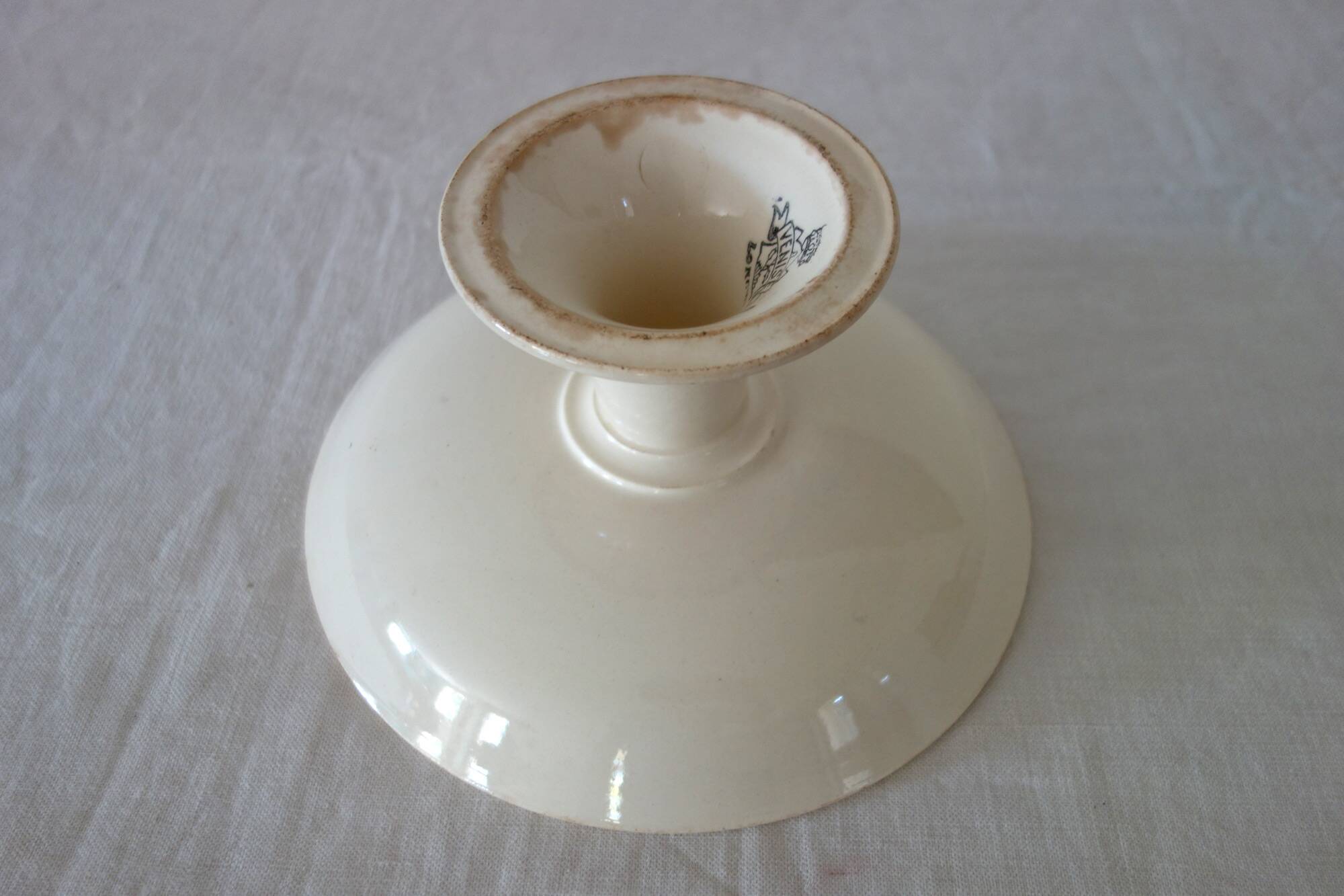 2 dessert dishes or compotiers Venice / Longwy