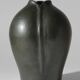Flower Bud Shaped Ceramic Vintage Vase, Signed