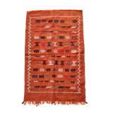 Ethnic Berber carpet Terracotta 95x150 cm