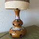 Seventies lamp in cermal