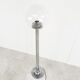 Vintage chrome and glass floor lamp, 1970s