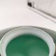 Suspensions opalines vertes
