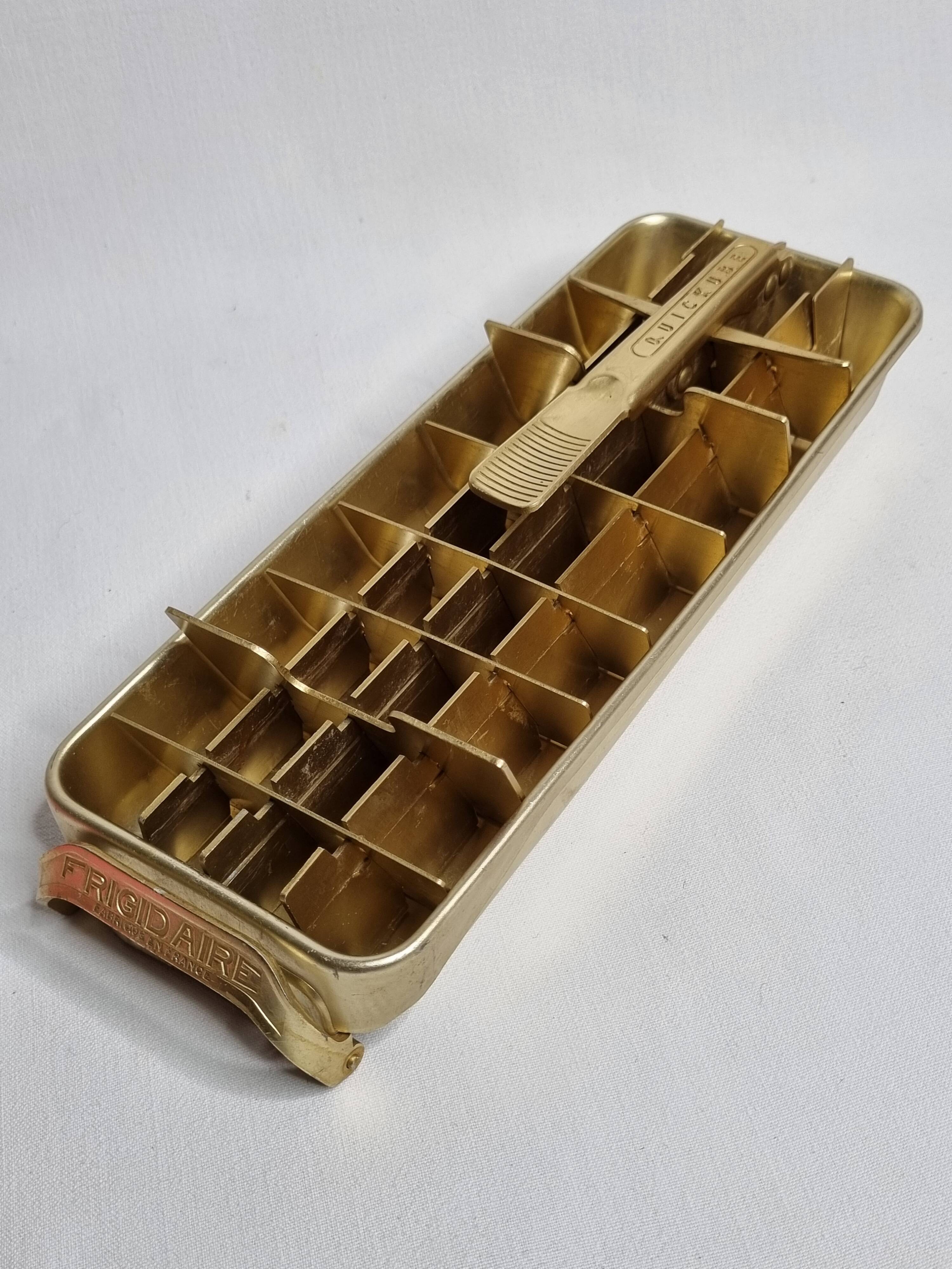 Frigidaire Quickcube Gold Metal Ice Cube Tray
