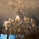 Stamp chandelier 18 fires 1900