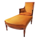 Armchair and footrest