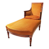 Armchair and footrest