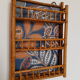 Vintage bamboo spice shelf restyled