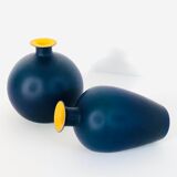 Murano glass vases in the style of Carlo Moretti, Italy 1970s