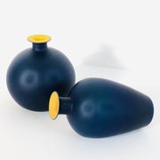 Murano glass vases in the style of Carlo Moretti, Italy 1970s