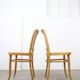 Paire de chaises vintage n°811 en bois courbé
