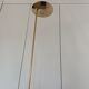 Estiluz Icon Gold halogen floor lamp