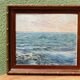 Huile sur panneau, marine, signée