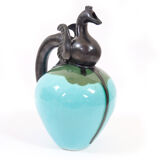 Decorative ceramic pitcher