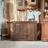 Patinated display case