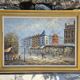 Painting on canvas "The Moulin Rouge" by C.Burnett