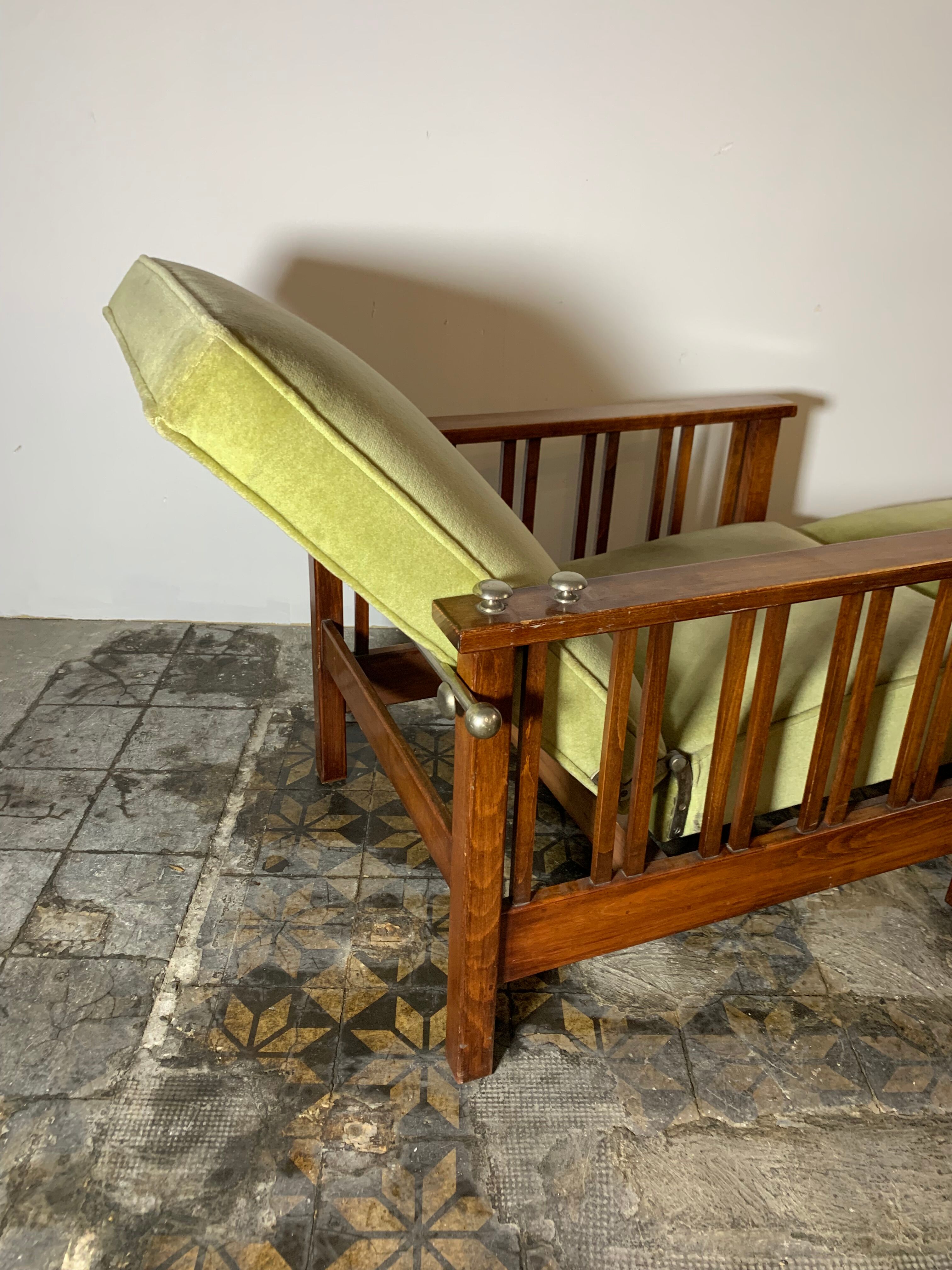 Art Deco armchair with system