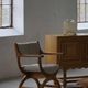Henning Kjærnulf, Oak and lambswool armchair, "Kurul" model, Mid-century, 1960s