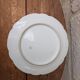 Porcelain plate with floral decoration, gilding, and relief MR France 25.5cm