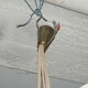 Chandelier 5 tulips 1940 50 brass