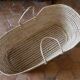 Couffin bébé en osier avec matelas (vintage)
