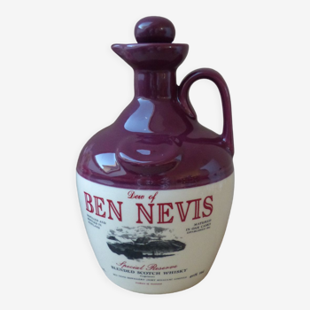 Pitcher empty jug dew of ben nevis scotch whisky product in scotland 70 cl decoration bar bistrot v