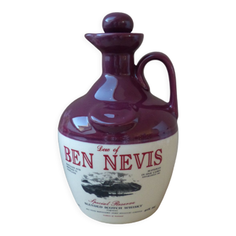 Pitcher empty jug dew of ben nevis scotch whisky product in scotland 70 cl decoration bar bistrot v